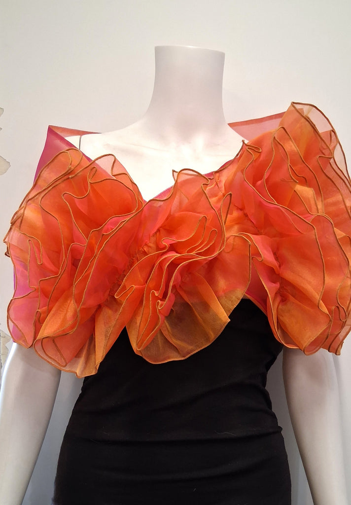 Evening Wrap with Ruff;es