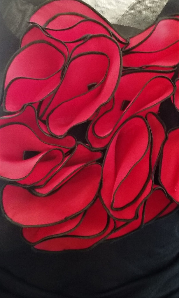 Organza Flower Wrap with Tulle