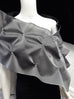 Pinched wrap with pearls