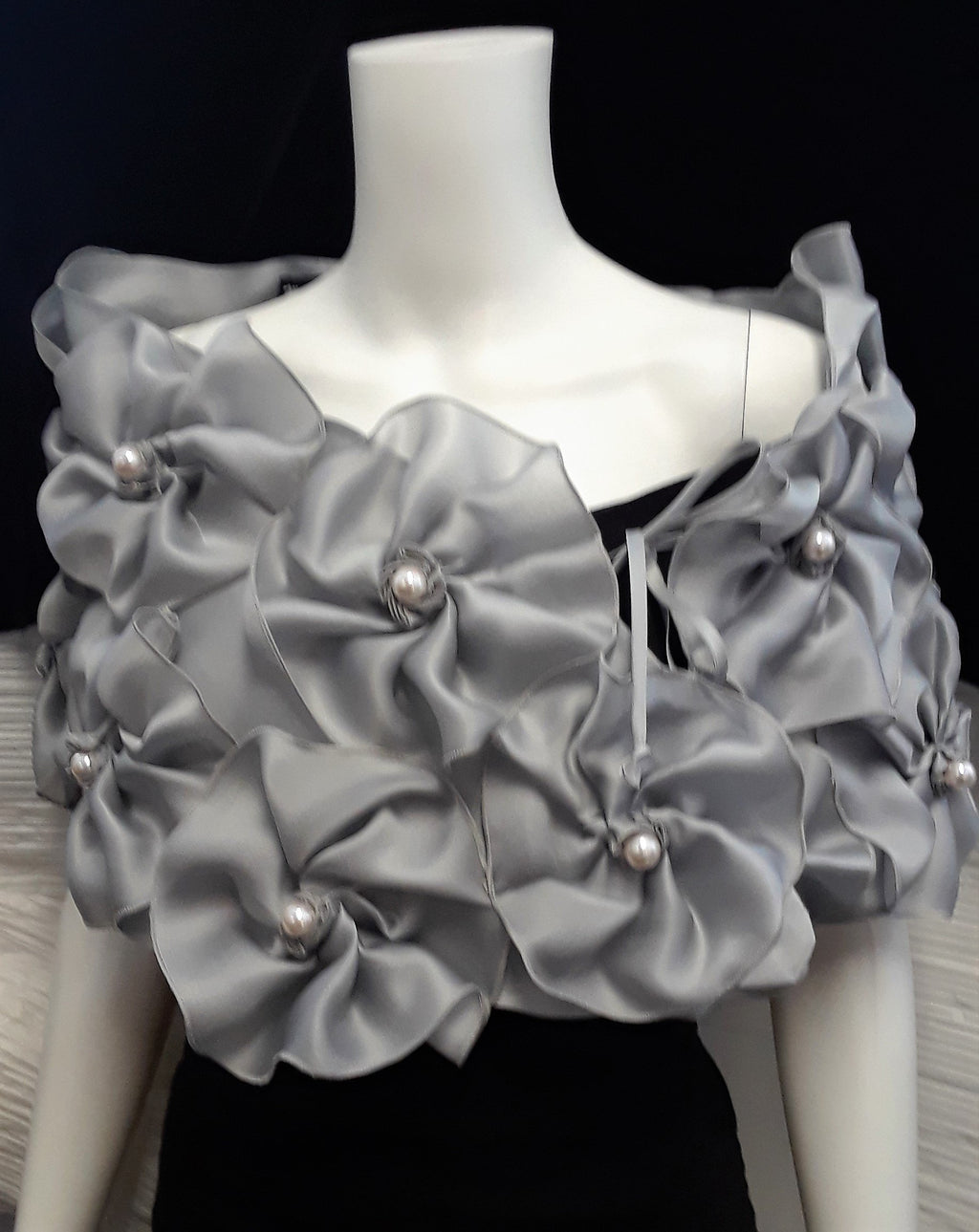 Evening Wrap with Flowers