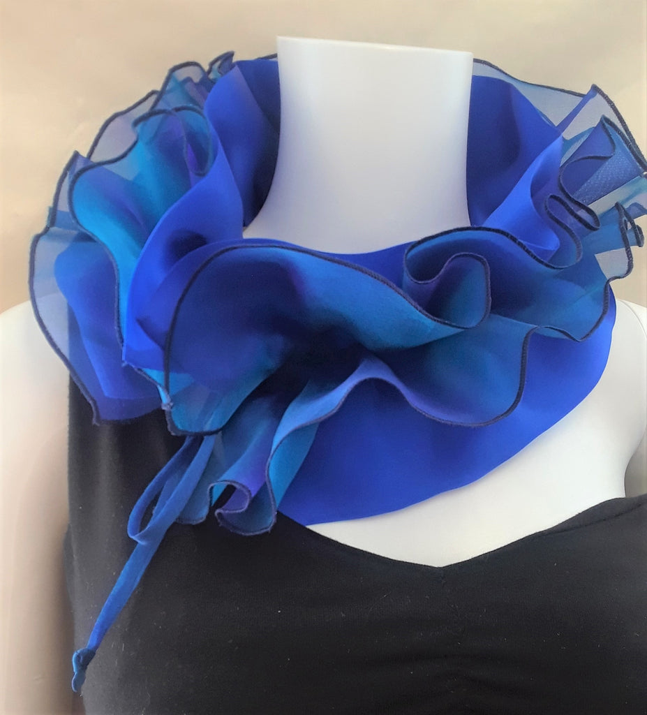 Silk Collar with Ties