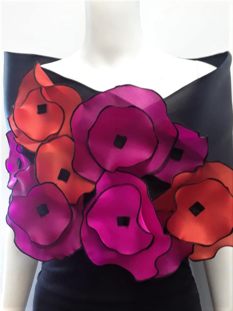 Tri-Color Flower Wrap