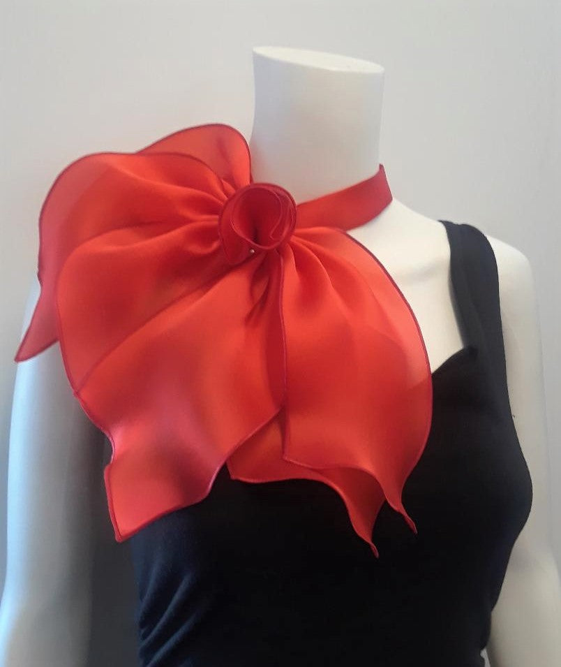 Neck Piece with Flower