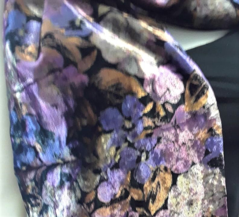 Printed Velvet Scarf