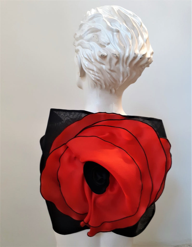Wrap with Large Flower