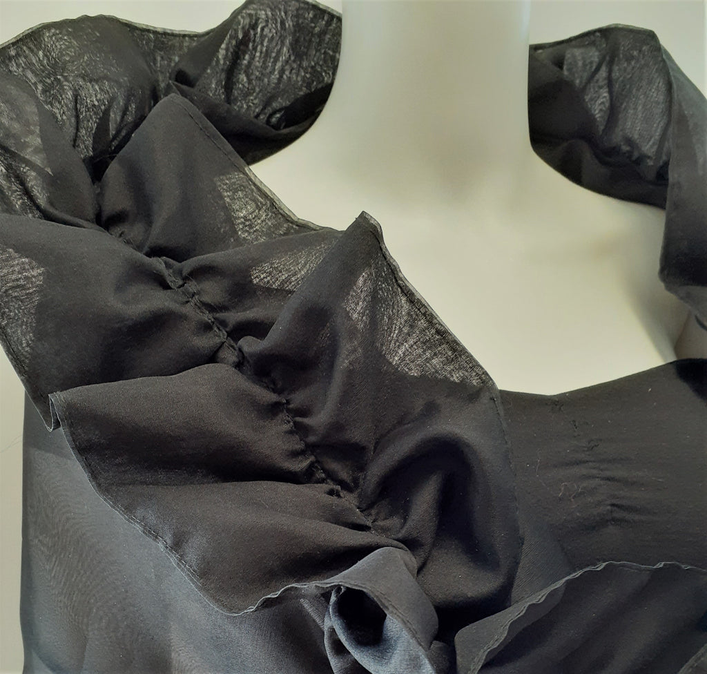 Wrap with Ruched Collar