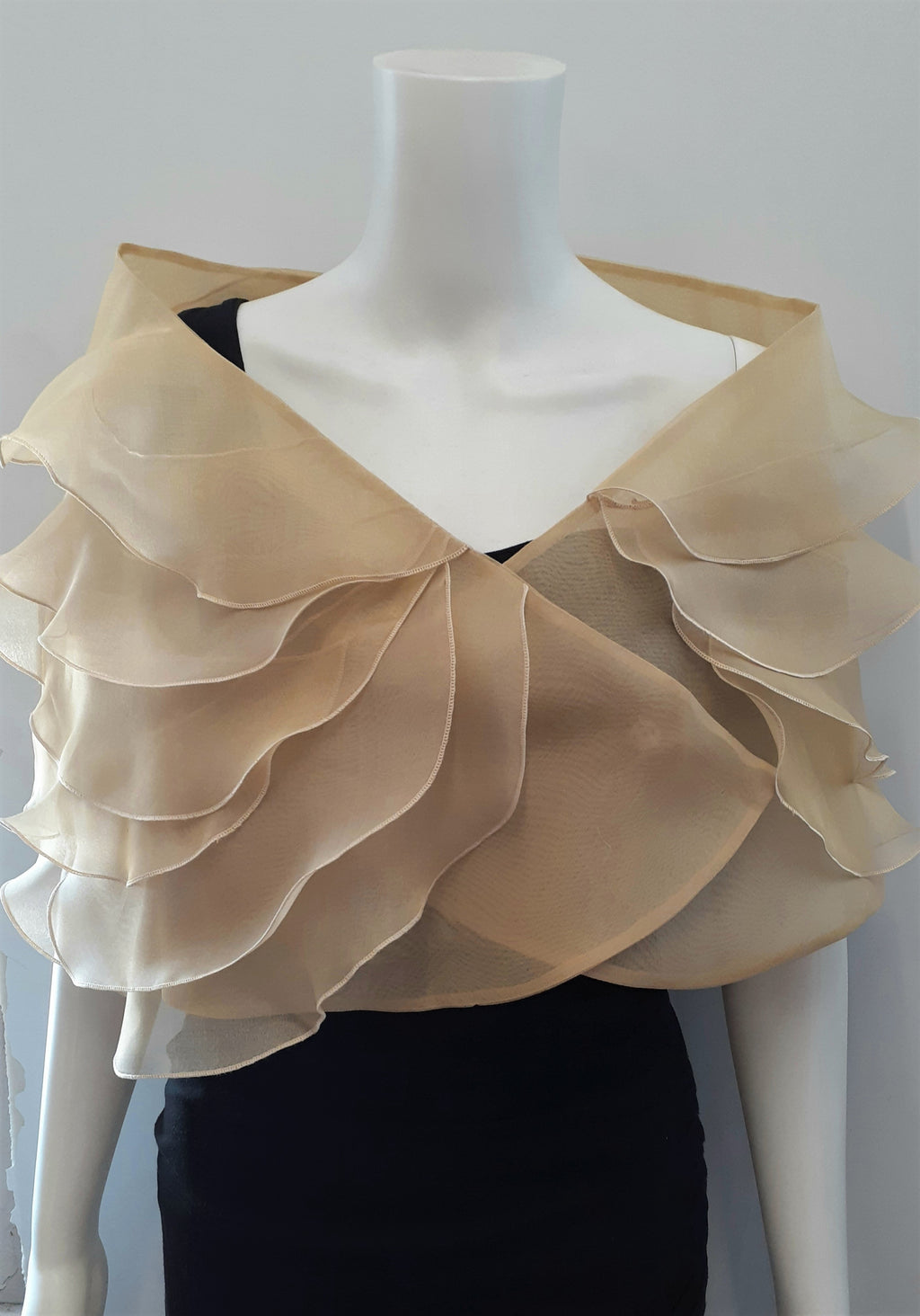Organza Side Ruffles