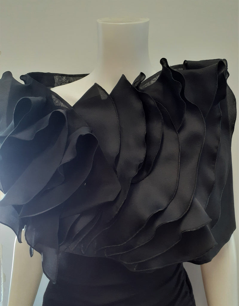 Wrap with Multi Ruffles