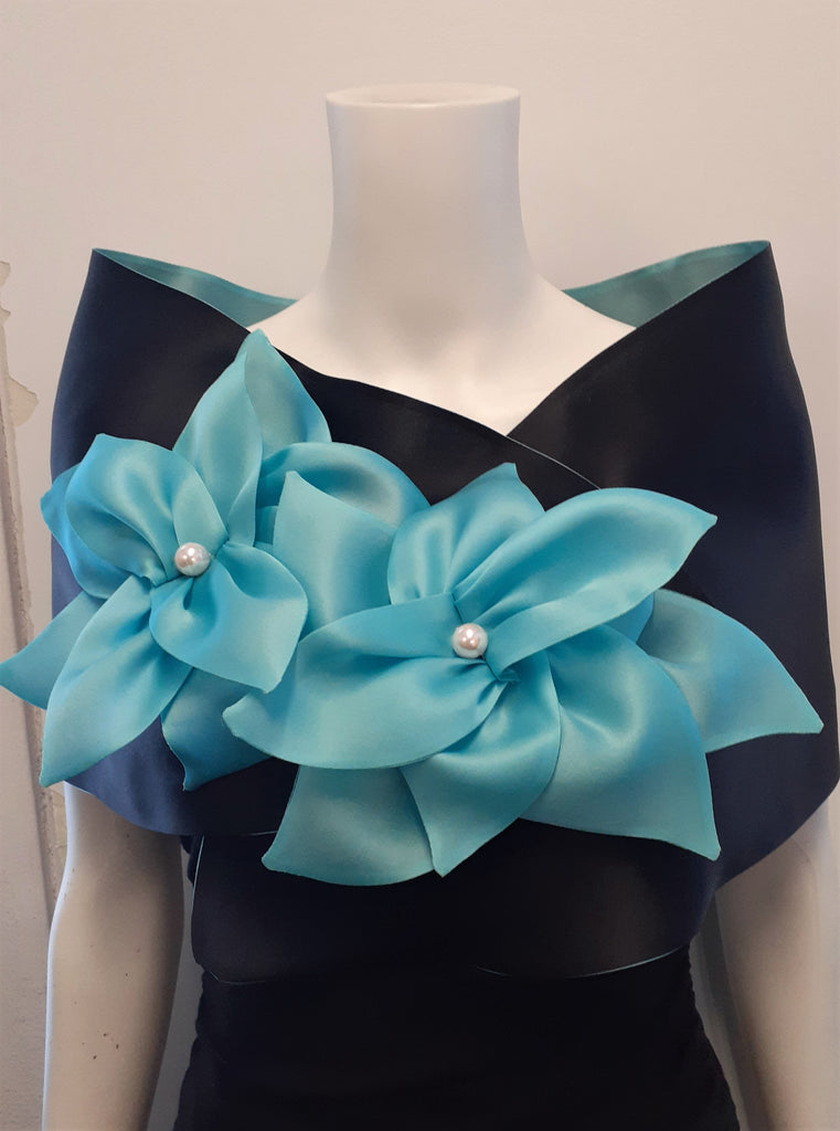 Two Flower Evening Wrap
