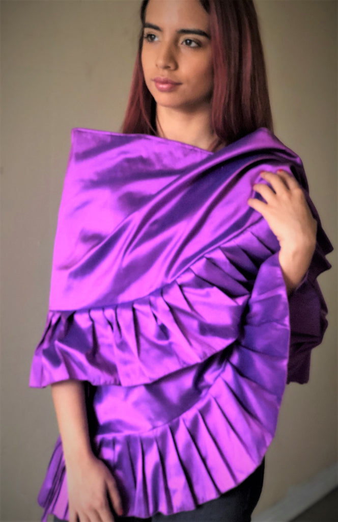 Silk Shantung Wrap