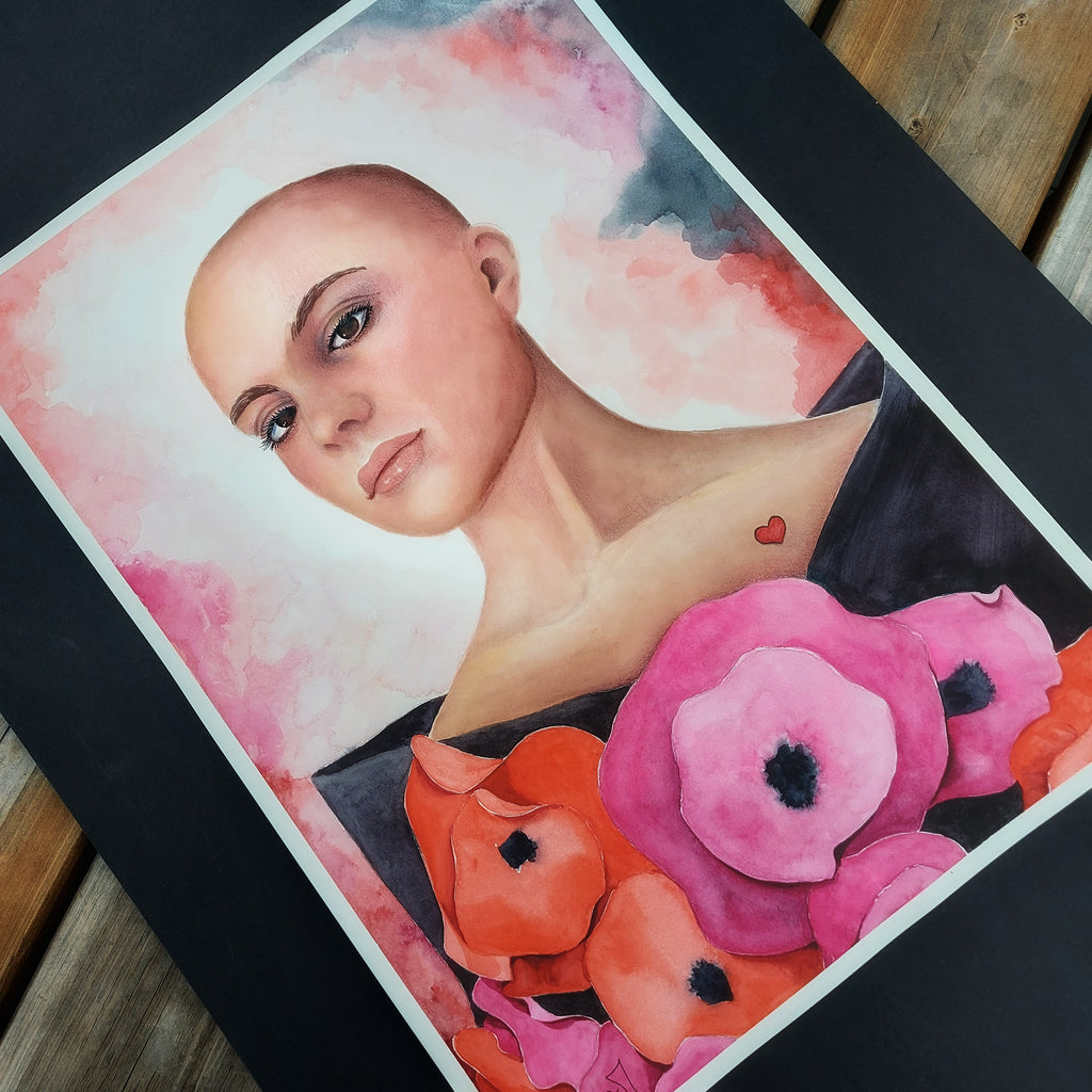 Portrait by Canadian artist Isabelle Talbot