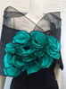 Organza Flower Wrap with Tulle