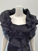 Wrap with Ruched Collar