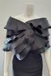 This wrap is made of double sided satin faced organza.  It features 10 purl edged ruffles and is available is several colors:  Measurements: 53" xx 12.5"
