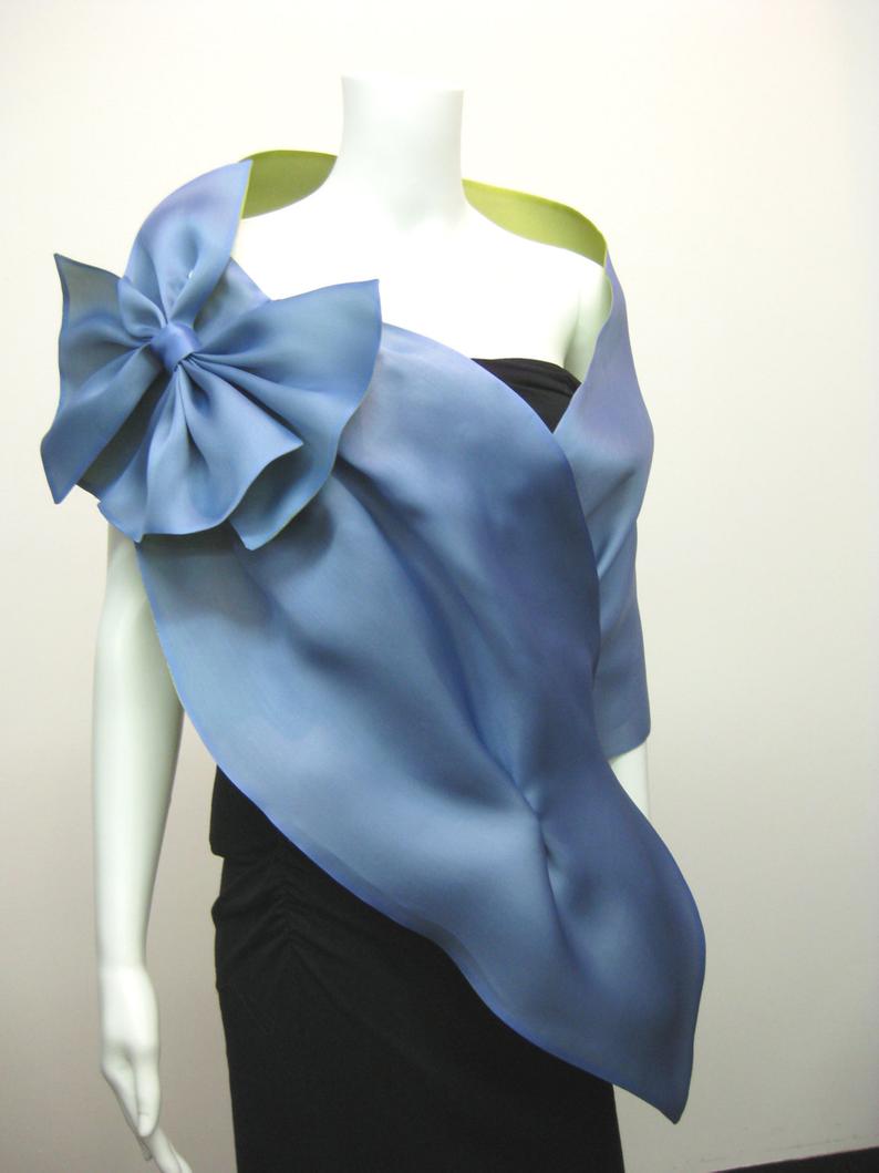 Evening Wrap with Shoulder Bow